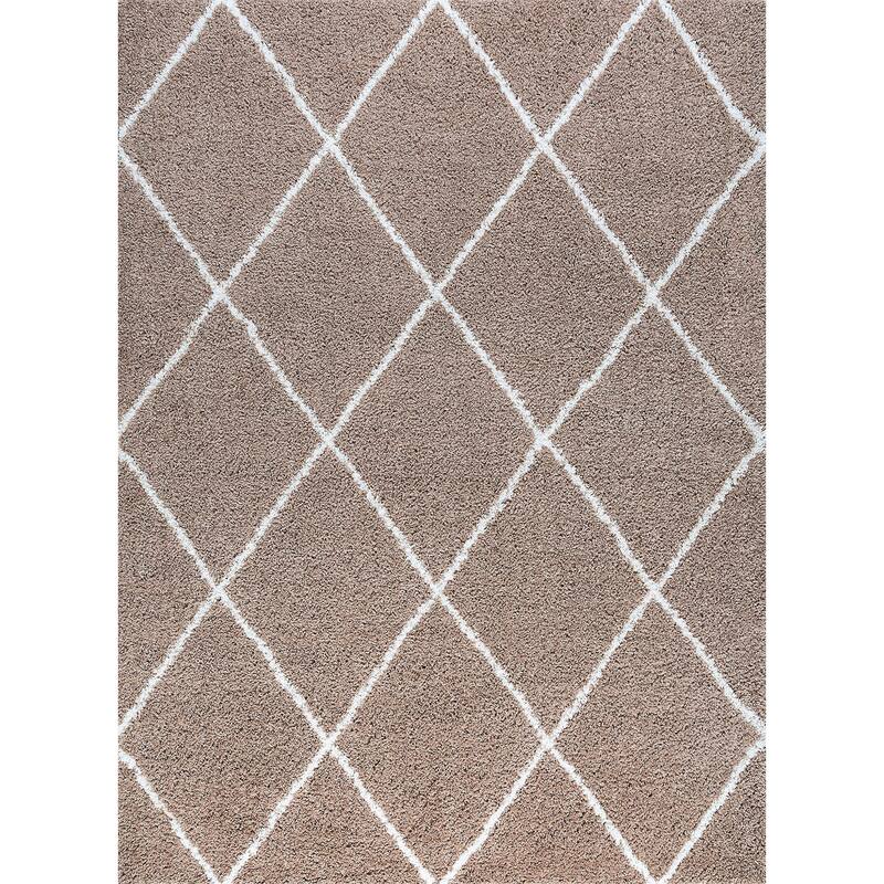Joy Shag Moroccan Stripe Indoor Area Rug