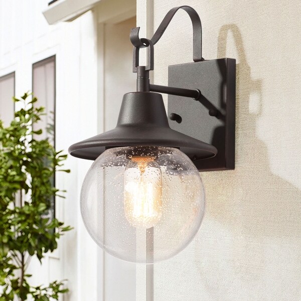 Outdoor wall globe light deals