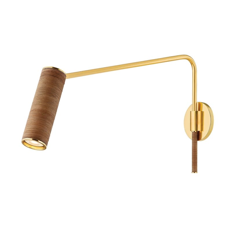 Hudson Valley Lighting 2117 Narragansett 17" Tall Wall Sconce - Aged Brass