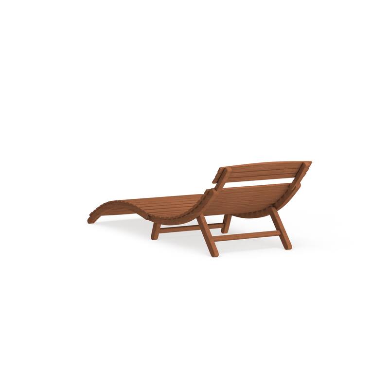 Shi Shi Curved Folding Chaise Lounger by Havenside Home