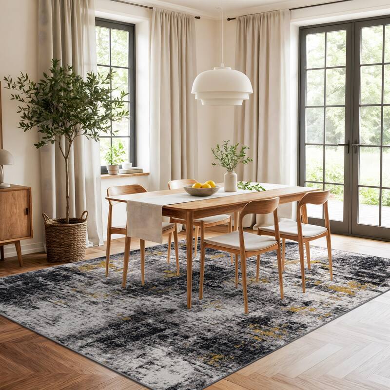 World Rug Gallery Adare Contemporary Abstract Area Rug