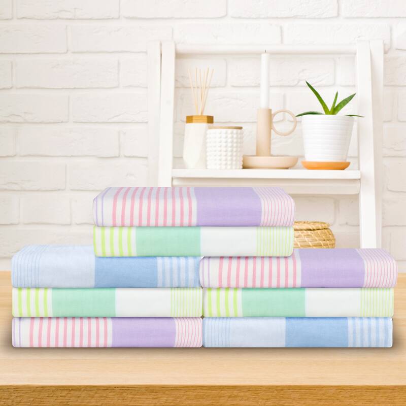 Absorbent 2 Pack Cotton Bath Towels Set, Soft, Light Weight and Quick Dry for Daily Use 28" x 56"