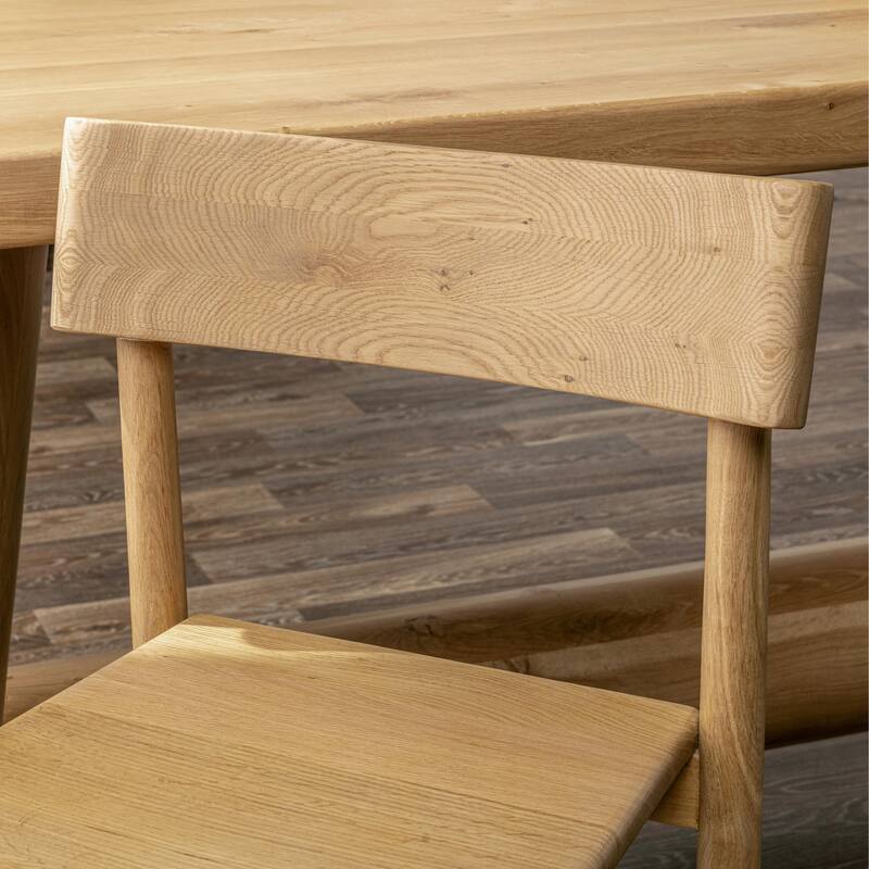 Classic Home Foundation Oak Wood 36.5" Counter Height Chair