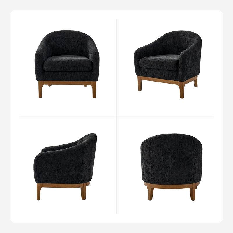 Joseph Mordern Boucle Armchair Chair Set Of 2 By HULALA HOME