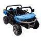 preview thumbnail 66 of 98, 24V Ride-On Dump Truck with Shovel, Remote Control, Two Seats, LED Lights, Ages 3-8