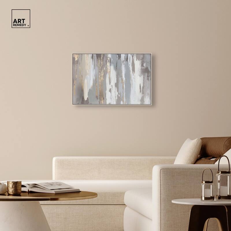 Flooding Gold II Canvas by Art Remedy