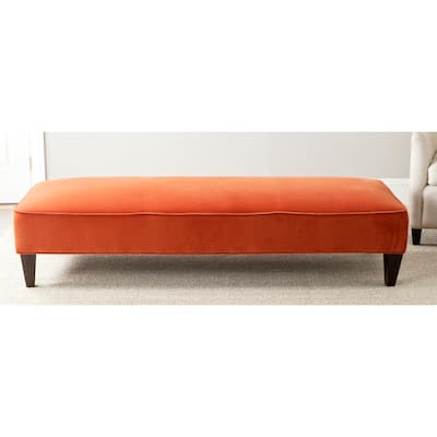 SAFAVIEH Harlow Lounging Bench - 72.2" W x 28" D x 17.1" H