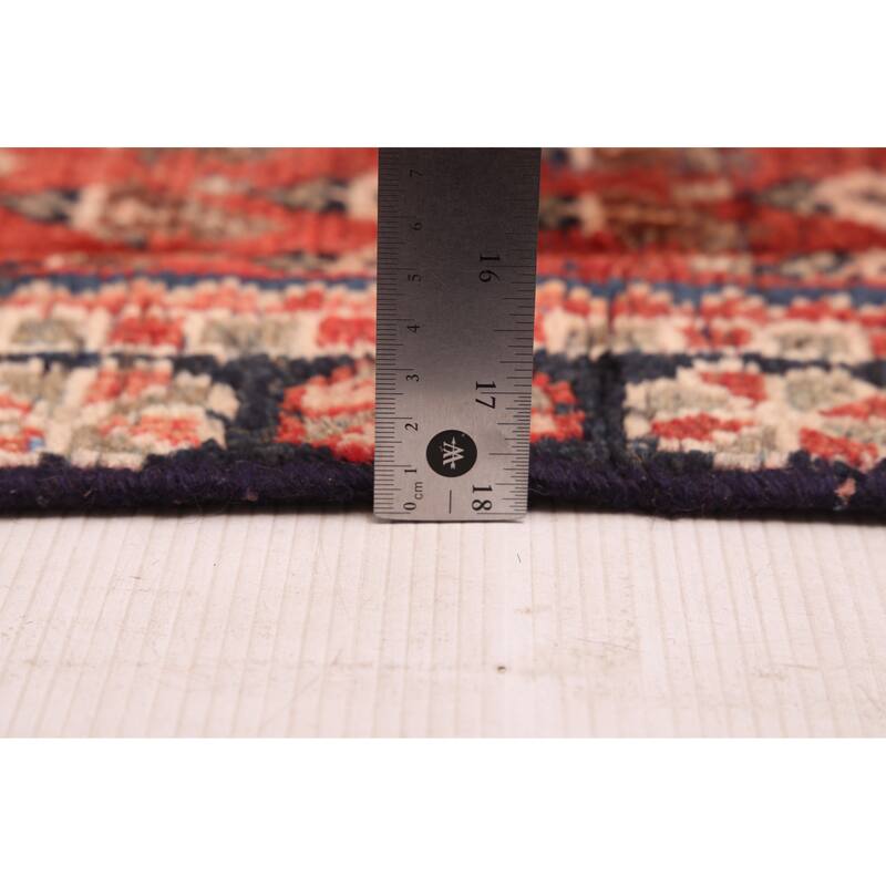 ECARPETGALLERY Hand-knotted Andelz Red Wool Rug - 3'9 x 9'9