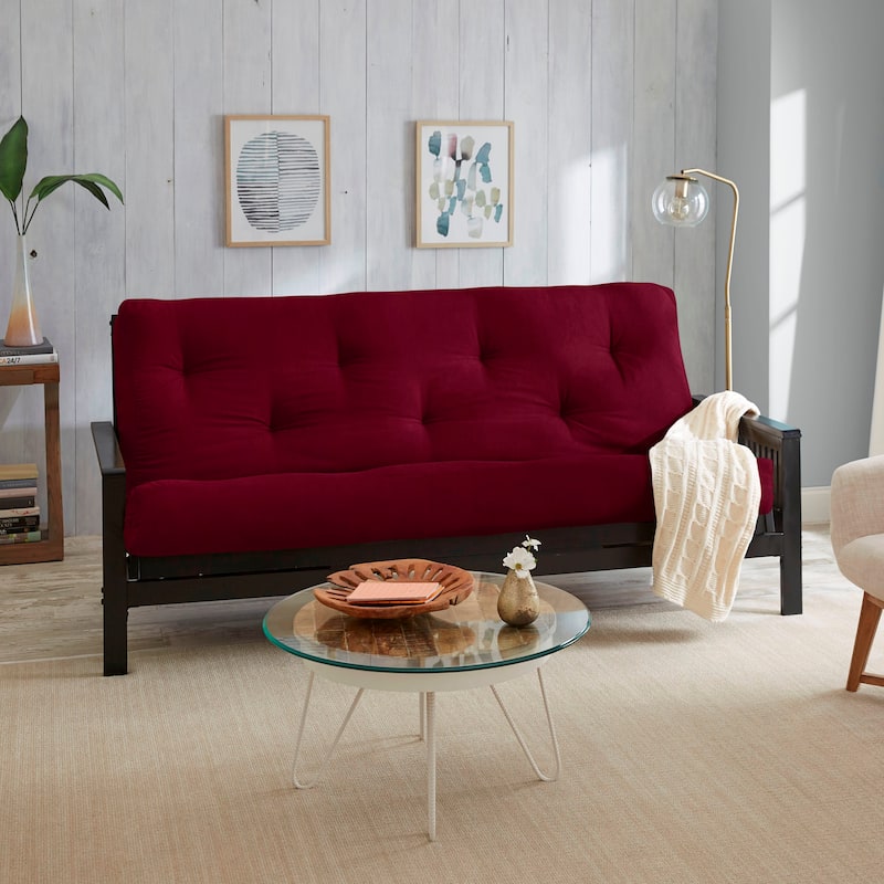 TruPedic Queen Size 8-inch Dual Gel Memory Foam Futon Mattress (Mattress Only)