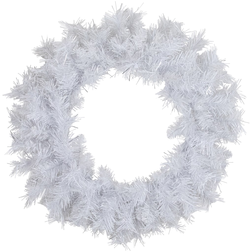 Pine Artificial Christmas Wreath - 24" - White - Unlit
