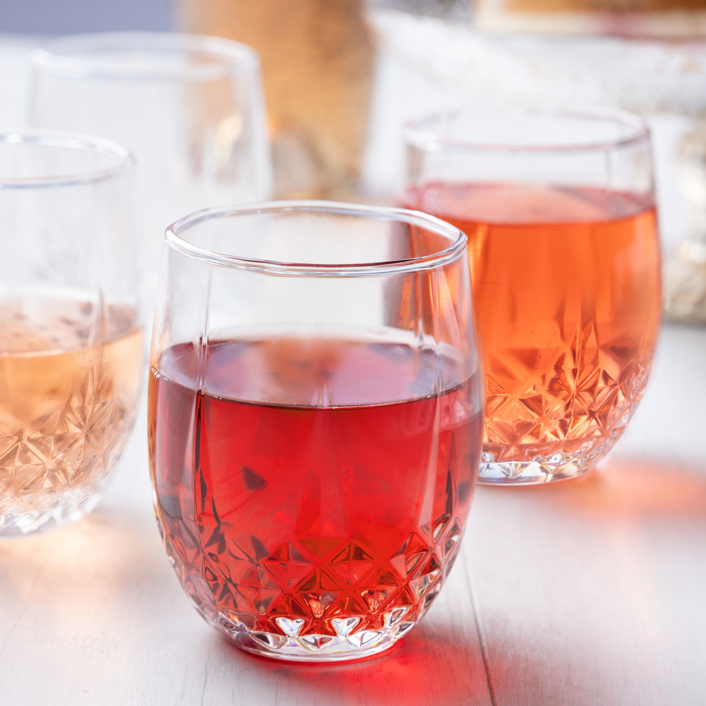 Longchamp 10 Ounce Stemless Wine Glass, Set of 4 - Overstock - 34705141