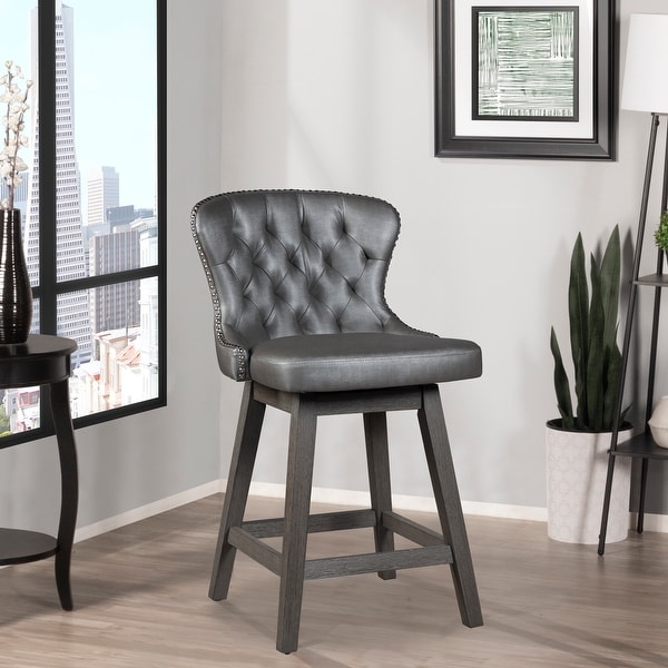 Hillsdale furniture rosabella wood on sale swivel height stool