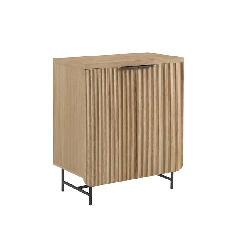 Middlebrook Modern Fluted-Door Storage Console