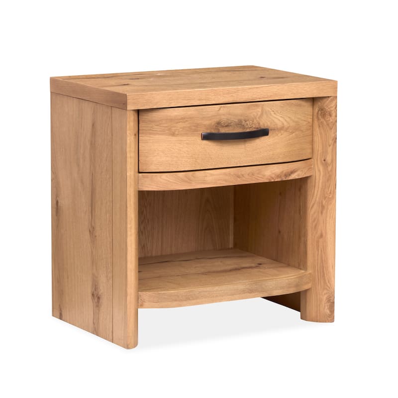 Magnussen Home Laramie Honey Wheat Open Nightstand - 1-drawer