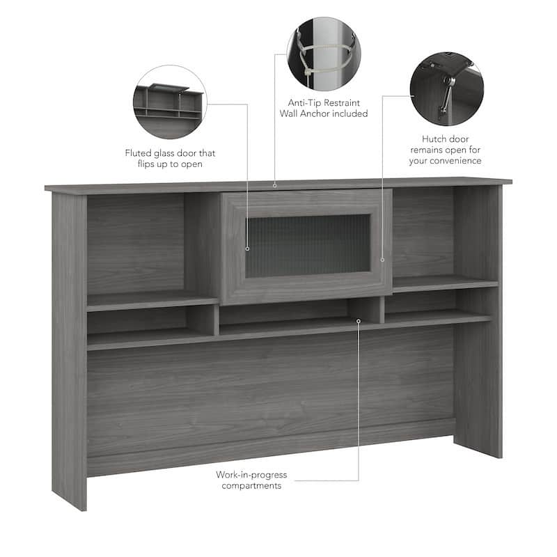 Cabot 60W Hutch by Bush Furniture
