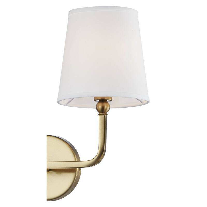 Maureen Metal Portable Plug-in Wall Sconce, Gold