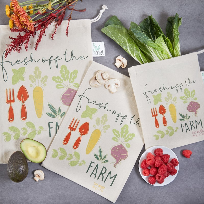 Market Produce Bags (Set of 3)