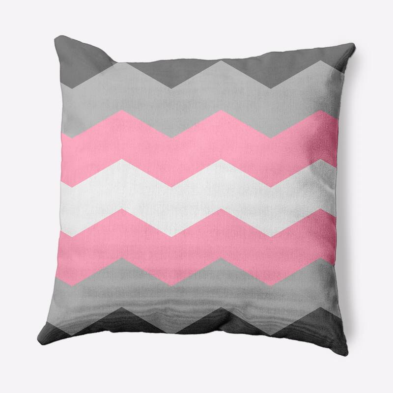 Pride Chevron Outdoor Throw Pillow - 20" x 20" - Demi Girl Chevron