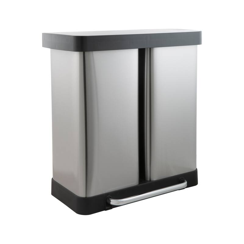 Organize It All 60 L Dual Compartment Recycling Bin