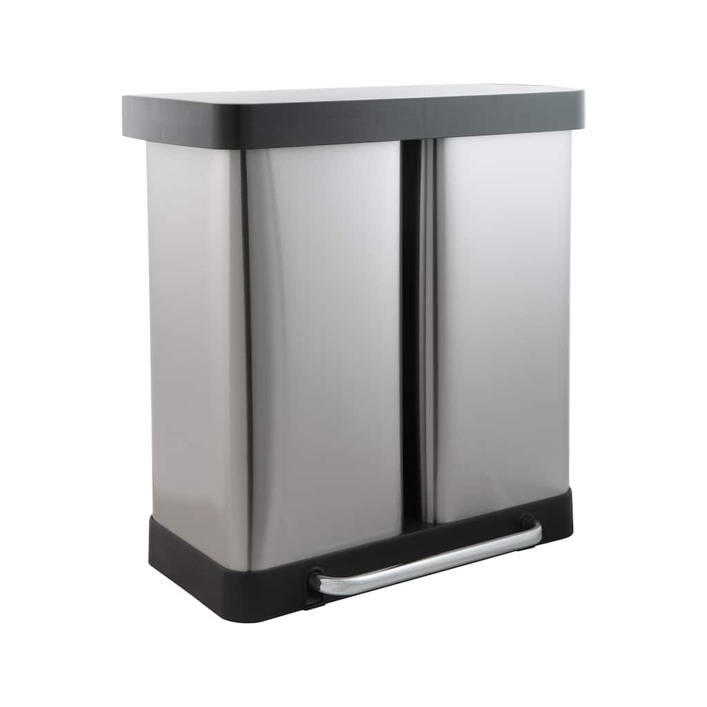 Organize It All 60 L Dual Compartment Recycling Bin
