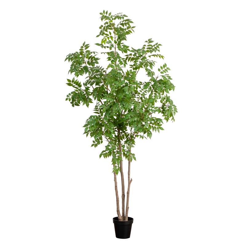 Sumac Artificial Potted Tree - 8' - Green