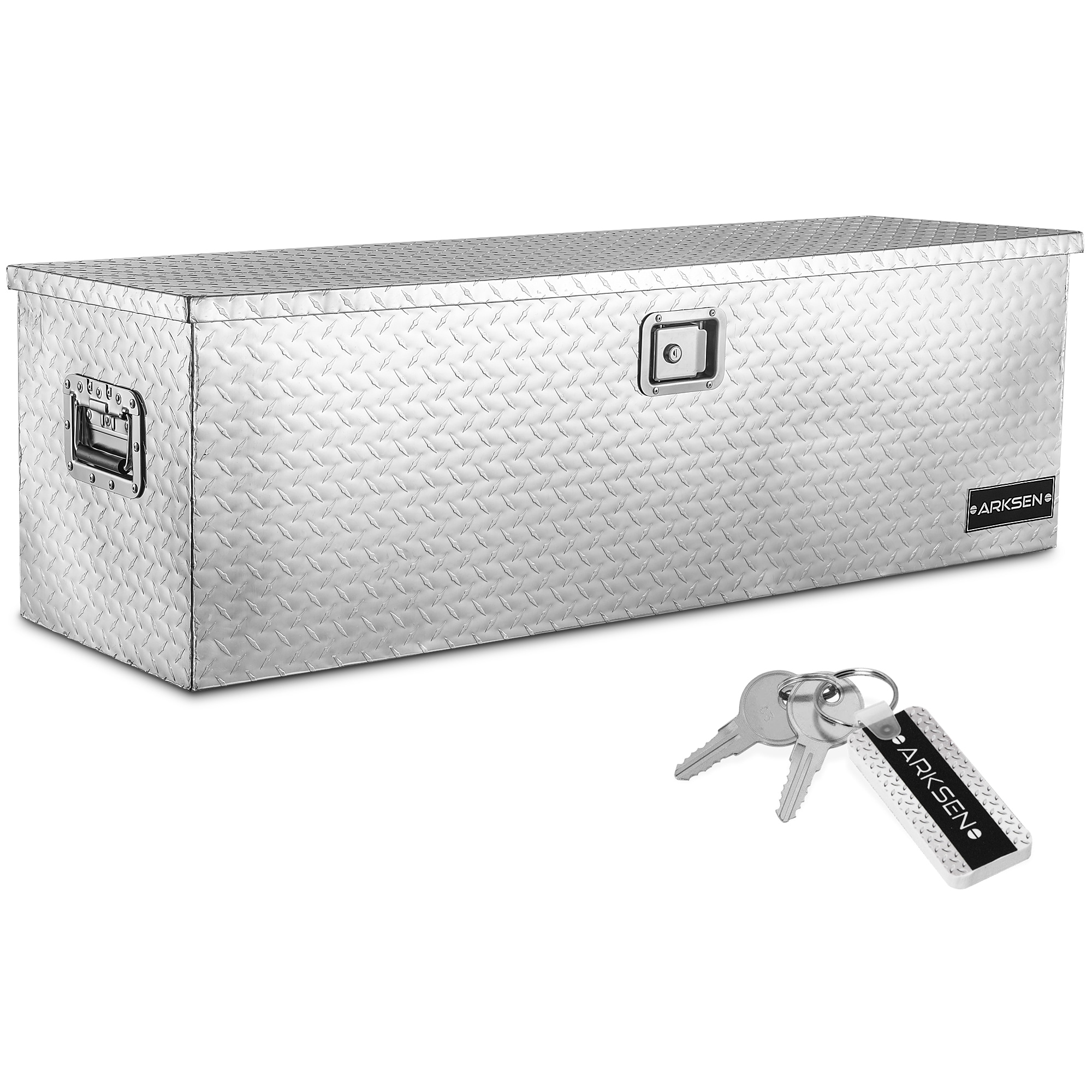 Fits 49" Tool Box Heavy Duty Aluminum Pickup Trailer Storage Underbody+Handle