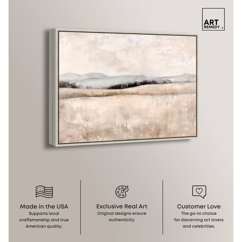Distant Hills I Canvas by Art Remedy
