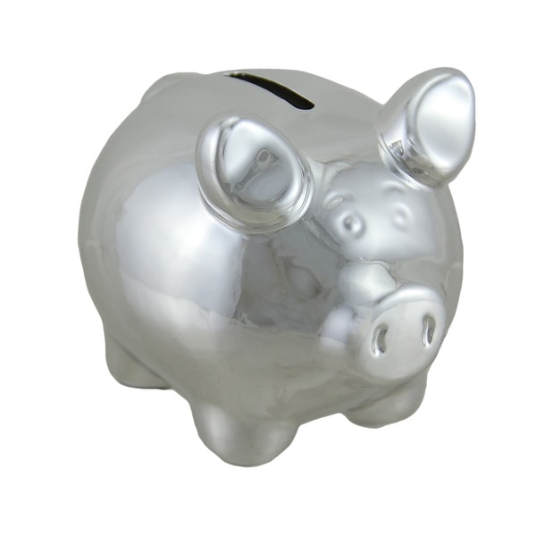 Chrome piggy clearance bank
