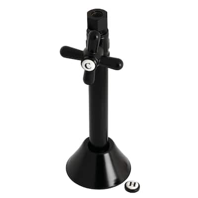 Kingston Brass Vintage 1/2-Inch Sweat x 3/8-Inch O.D. Comp Straight Shut-Off Valve with 5-Inch Extension