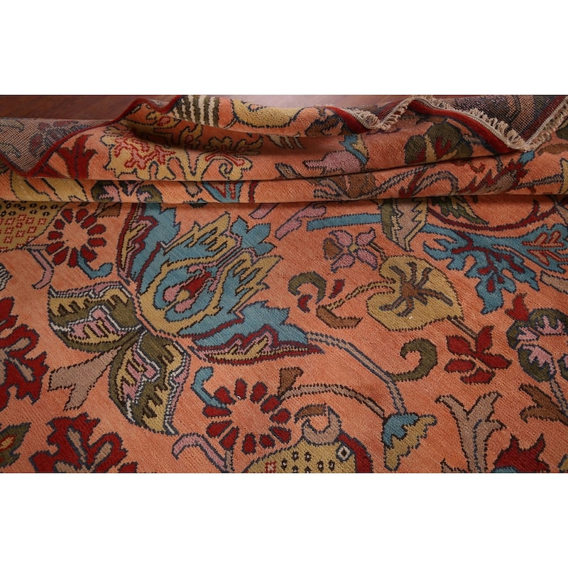 Animals Design Ziegler Indian Large Area Rug Handmade Wool Carpet - 9'10"x 13'11"