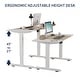 preview thumbnail 16 of 19, 55" Electric Standing Desk, Height Adjustable Home/Office Gaming Computer Table (Modern Luxury)