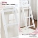 preview thumbnail 4 of 13, COSTARS Kids Loft Bed with Slide and Ladder, Solid Wood Twin Loft Bed with Tent and Guardrails