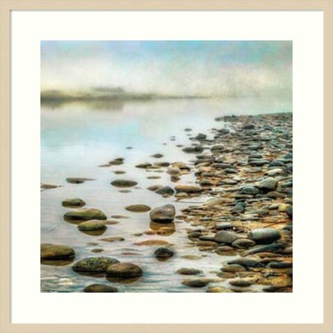 Seaside Stillness by Dianne Poinski 31-inch x 31-inch Framed Wall Art Print