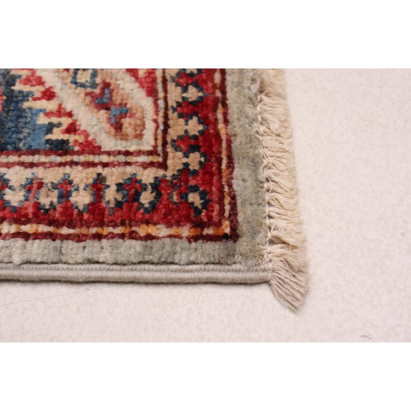 ECARPETGALLERY Hand-knotted Aryana Grey Wool Rug - 2'8 x 8'2