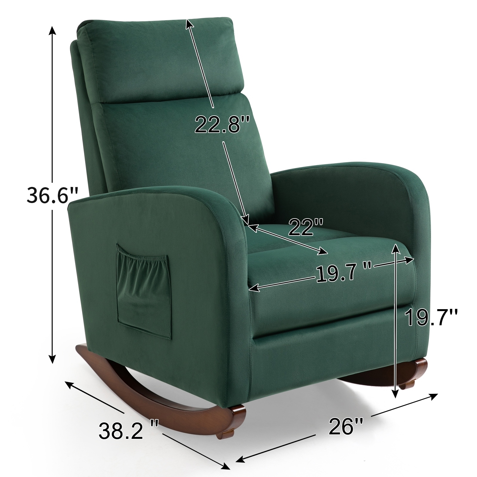 Avawing rocking chair best sale