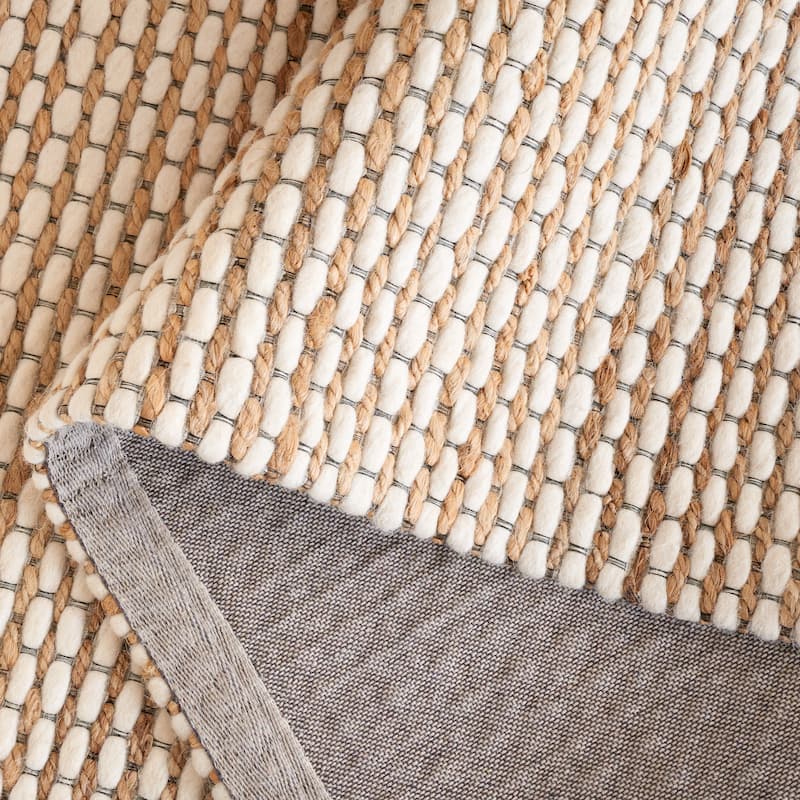 SAFAVIEH Handmade Marbella Helia Boho Braided Wool & Viscose