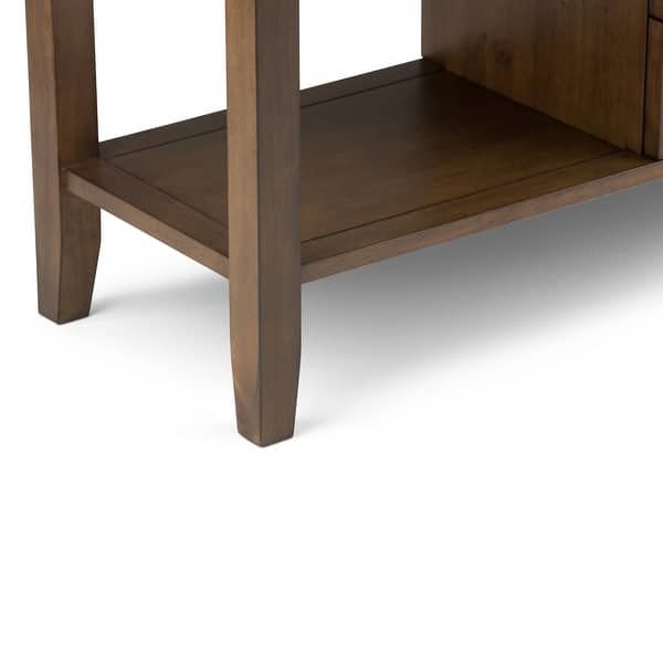 Wyndenhall Mansfield Solid Wood 54 Inch Wide Rustic Console Sofa Table 54 W X 16 D X 30 H Overstock 13917186