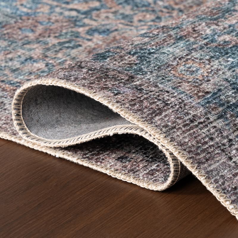 Nuloom Nerissea Vintage & Distressed Washable Rug