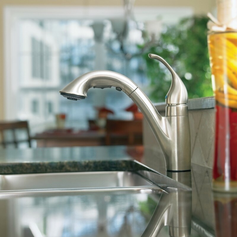 Shop Moen 7545 Camerist Single Handle Kitchen Faucet With Pullout
