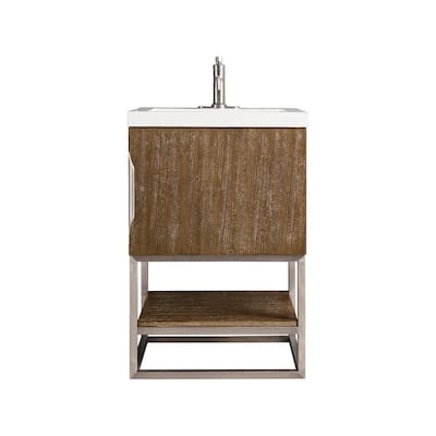 James Martin Vanities 883-V24-BN-WG Columbia 24" Free Standing Single