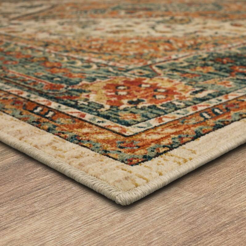 Mohawk Home Dunlop Traditional Medallion Area Rug