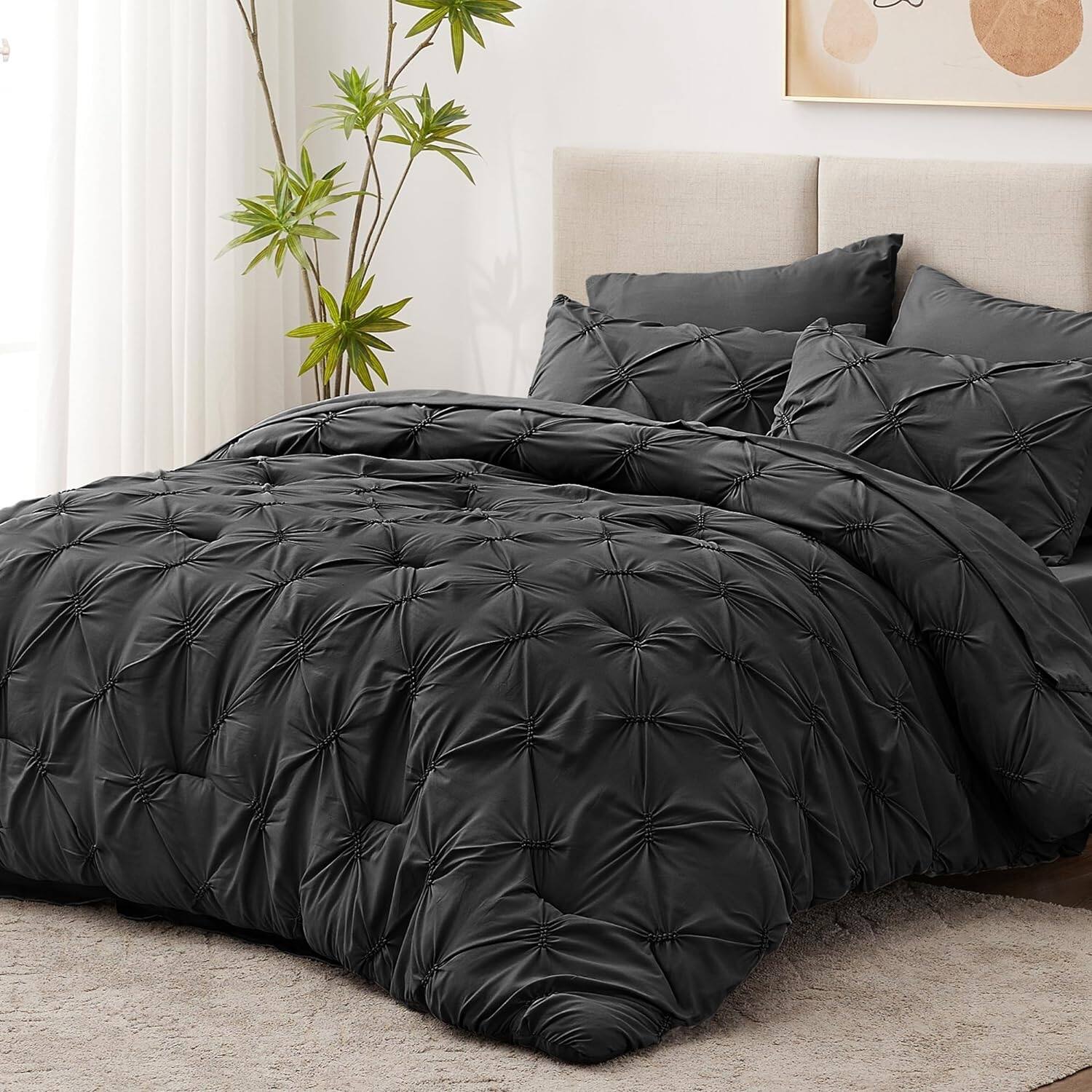 Pintuck Bedding Sets for All Season Bed Bath & Beyond 40265678