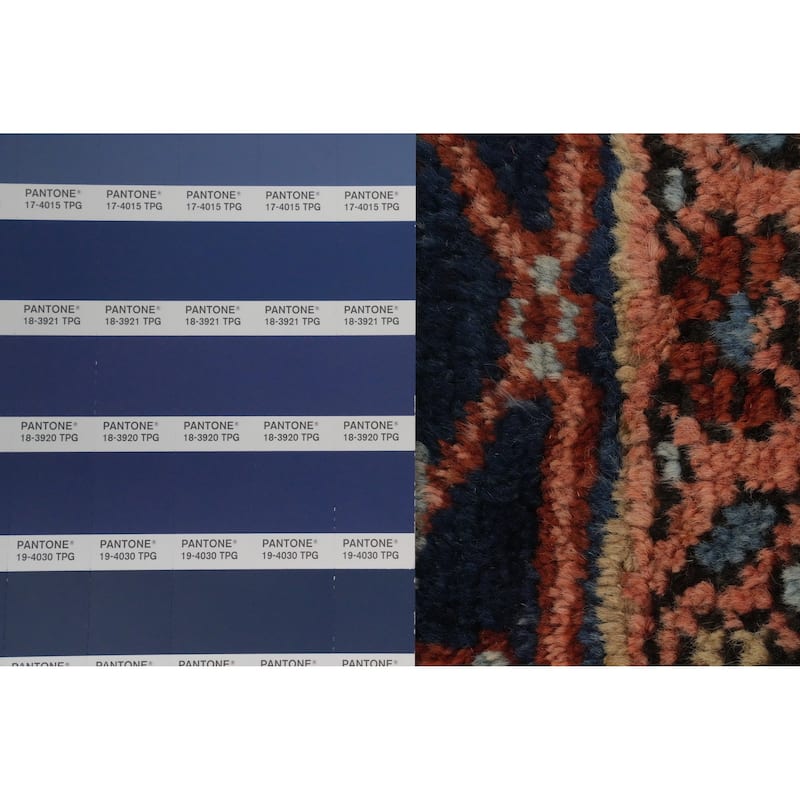 Hand Knotted Oriental 100% Wool Carpet Traditional Medallion Oranges & Rust Heriz (serapi) Area Rug - 12' 3'' X 9' 8''