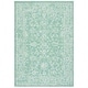 preview thumbnail 112 of 180, SAFAVIEH Courtyard Aquata Indoor/ Outdoor Waterproof Patio Backyard Rug 2'3" x 5' - Green/Ivory