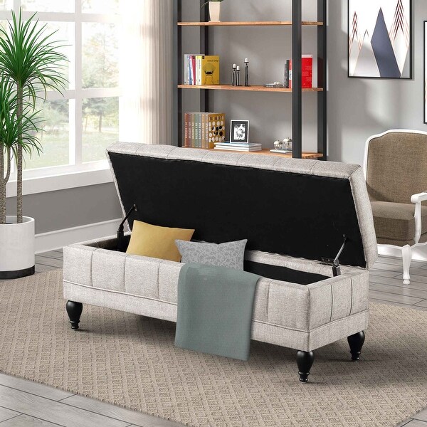 TiramisuBest Unique Upholstered Storage Bench. Opens flyout.