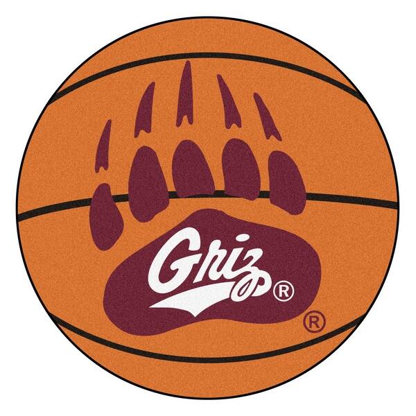 Shop Ncaa University Of Montana Grizzlies Basketball Shaped Mat Area Rug Overstock 22628721