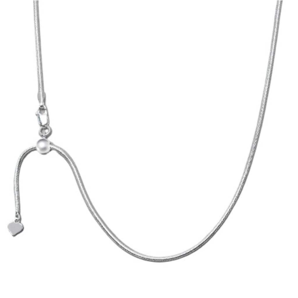 Victoria Townsend .925 Sterling Silver Adjustable Soft Chain Necklace