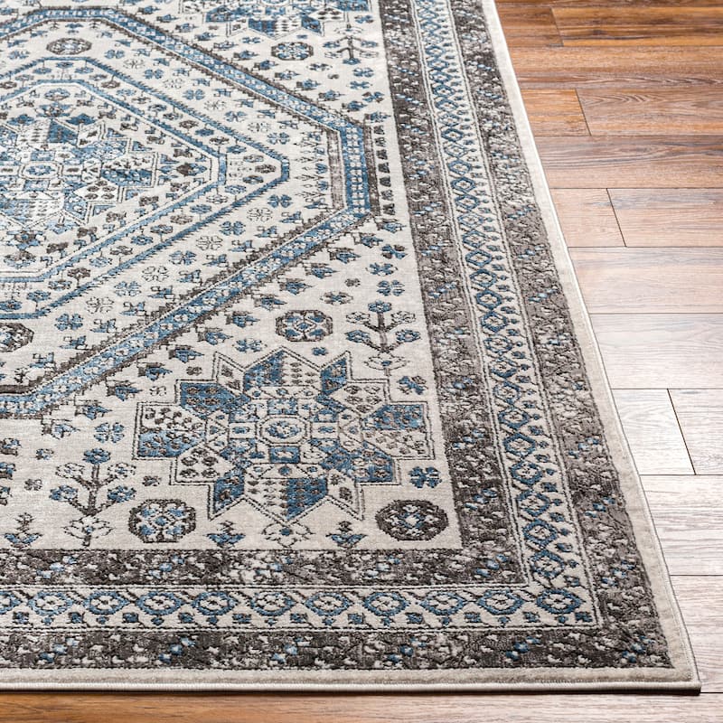 Livabliss Marvel Traditional Medallion Area Rug