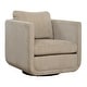 preview thumbnail 4 of 6, Uttermost Abound Porcelain Swivel Chair
