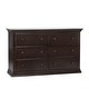preview thumbnail 3 of 13, Suite Bebe Universal 6 Drawer Double Dresser